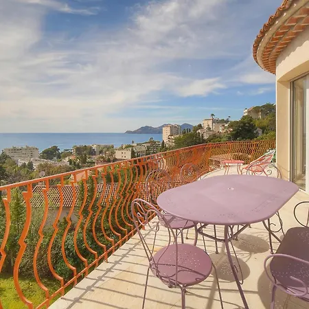 160M2 3 Chambres 2 Sdb Terrasse Vue Mer Parking A3B132 * Канны